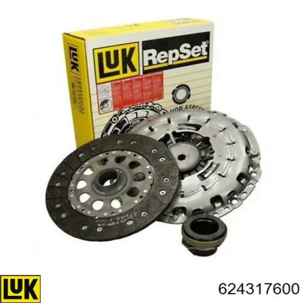 Kit de embraiagem (3 peças) LUK 624317600 preço, a partir de 319,99 USD