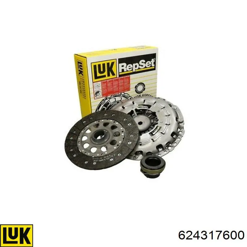 Kit de embraiagem (3 peças) LUK 624317600 preço, a partir de 319,99 USD