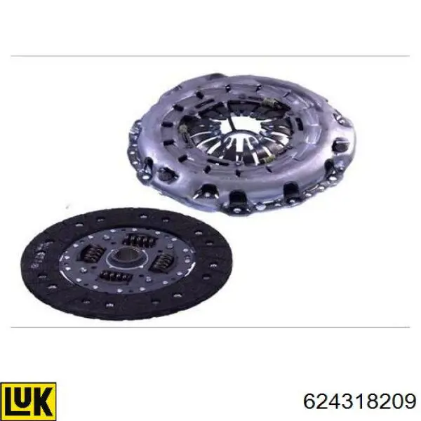 Compre 624318209 LUK Kit de embraiagem (3 peças)
