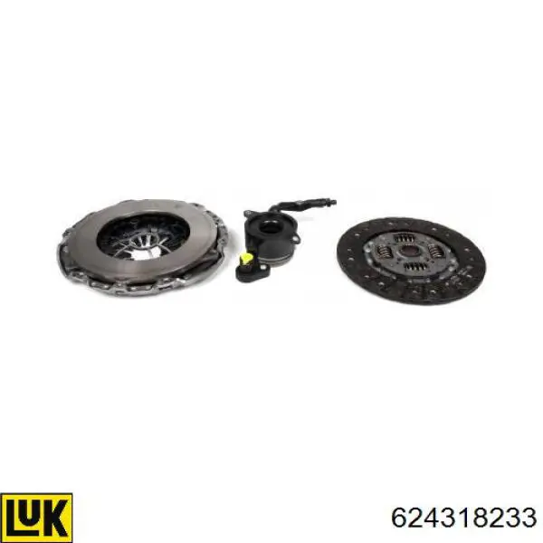 Compre 624318233 LUK Kit de embraiagem (3 peças)