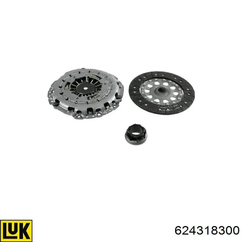 Compre 624318300 LUK Kit de embraiagem (3 peças)