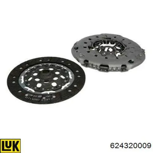 624320009 LUK Kit de embraiagem (3 peças)