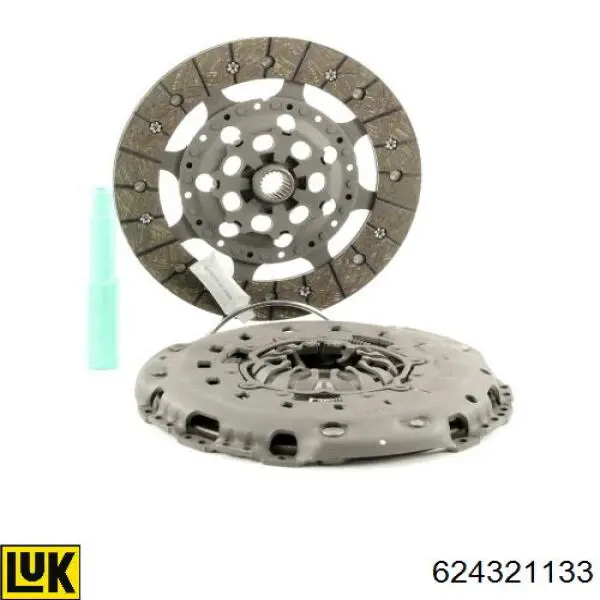 Kit de embraiagem (3 peças) LUK 624321133 preço, a partir de 223,37 USD