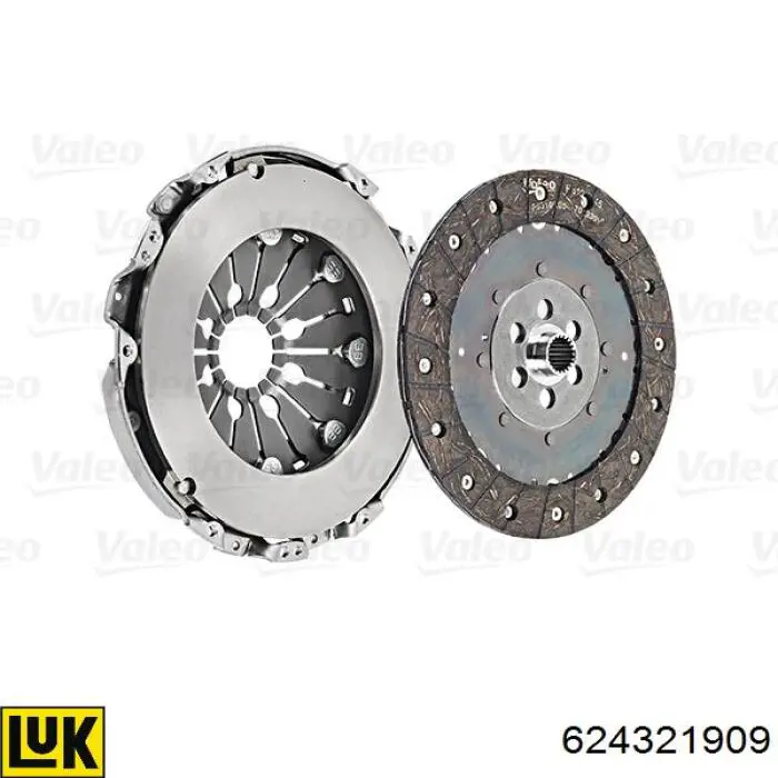 Kit de embraiagem (3 peças) LUK 624321909 preço, a partir de 278,64 USD