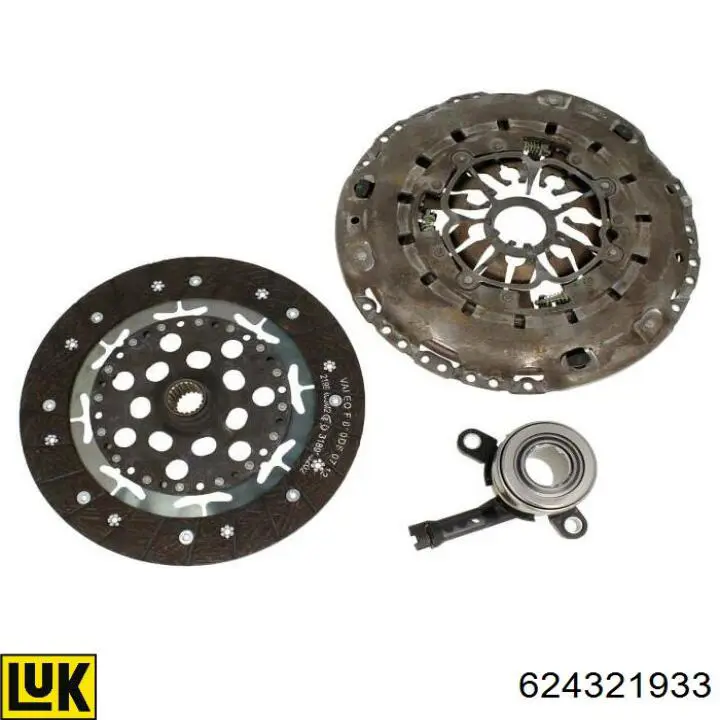 Kit de embraiagem (3 peças) INA 624321933 preço, a partir de 326,37 USD