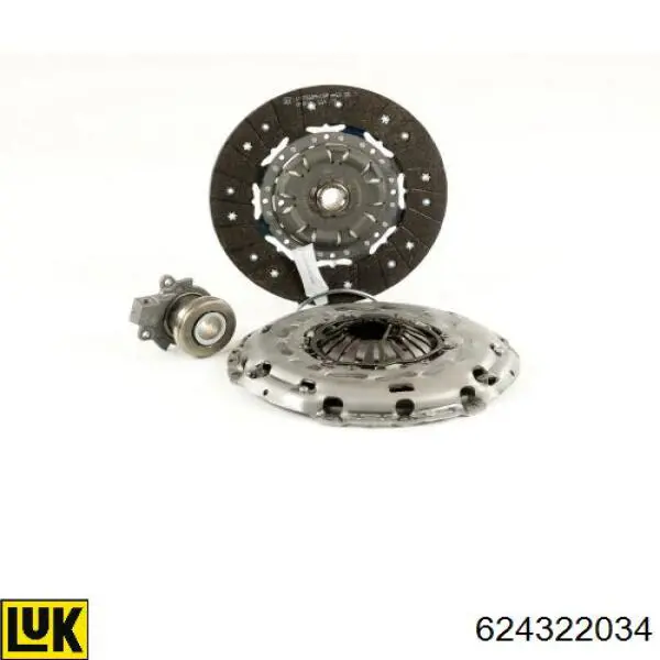 Compre 624322034 LUK Kit de embraiagem (3 peças)