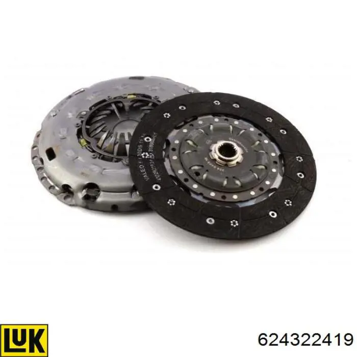 624322419 LUK Kit de embraiagem (3 peças)
