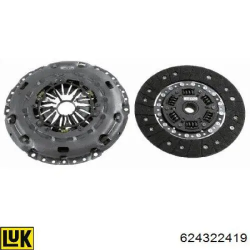 Compre 624322419 LUK Kit de embraiagem (3 peças)