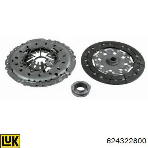 Compre 624322800 LUK Kit de embraiagem (3 peças)