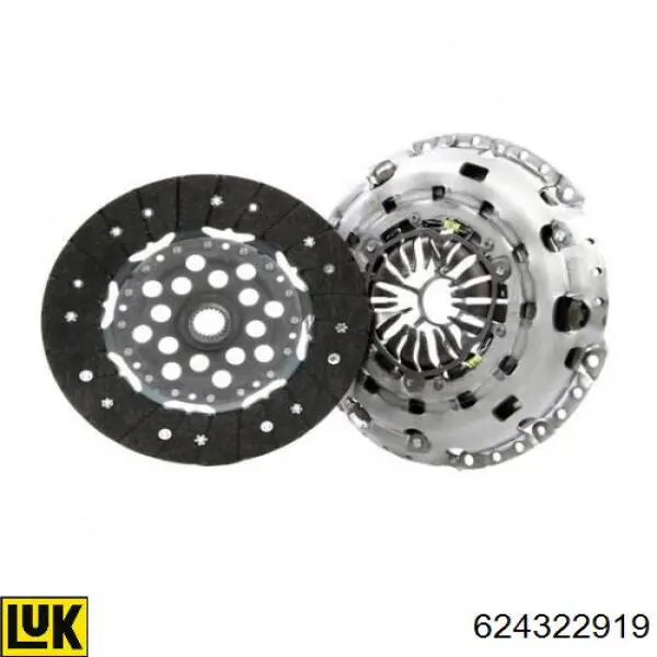 Kit de embraiagem (3 peças) LUK 624322919 preço, a partir de 201,91 USD