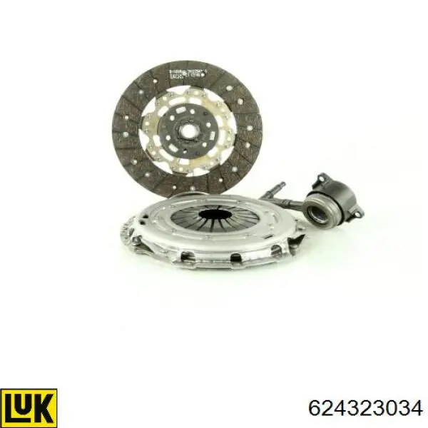 Kit de embraiagem (3 peças) LUK 624323034 preço, a partir de 406,08 USD