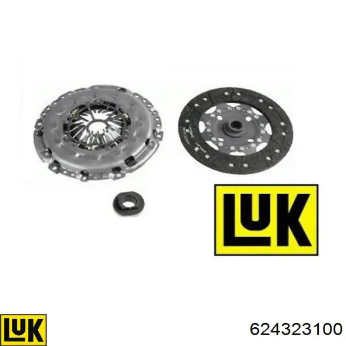 Compre 624323100 LUK Kit de embraiagem (3 peças)