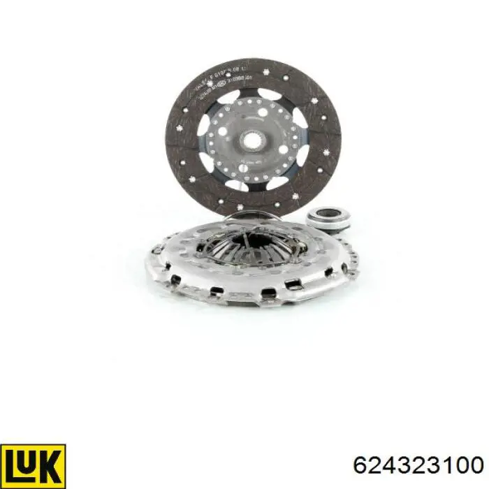 624323100 LUK Kit de embraiagem (3 peças)