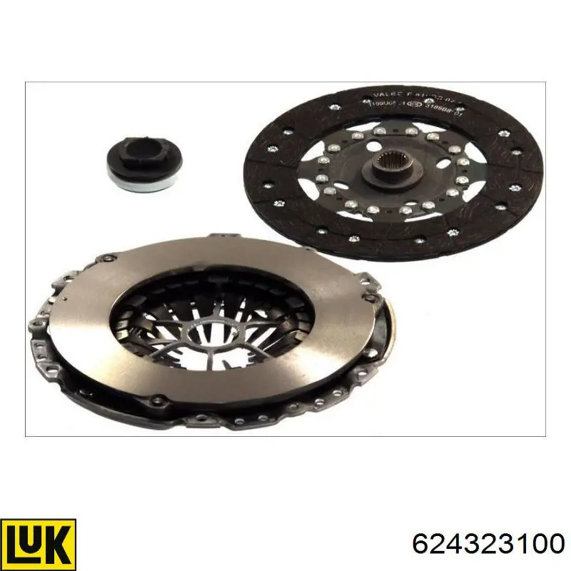 Kit de embraiagem (3 peças) LUK 624323100 preço, a partir de 178,41 USD
