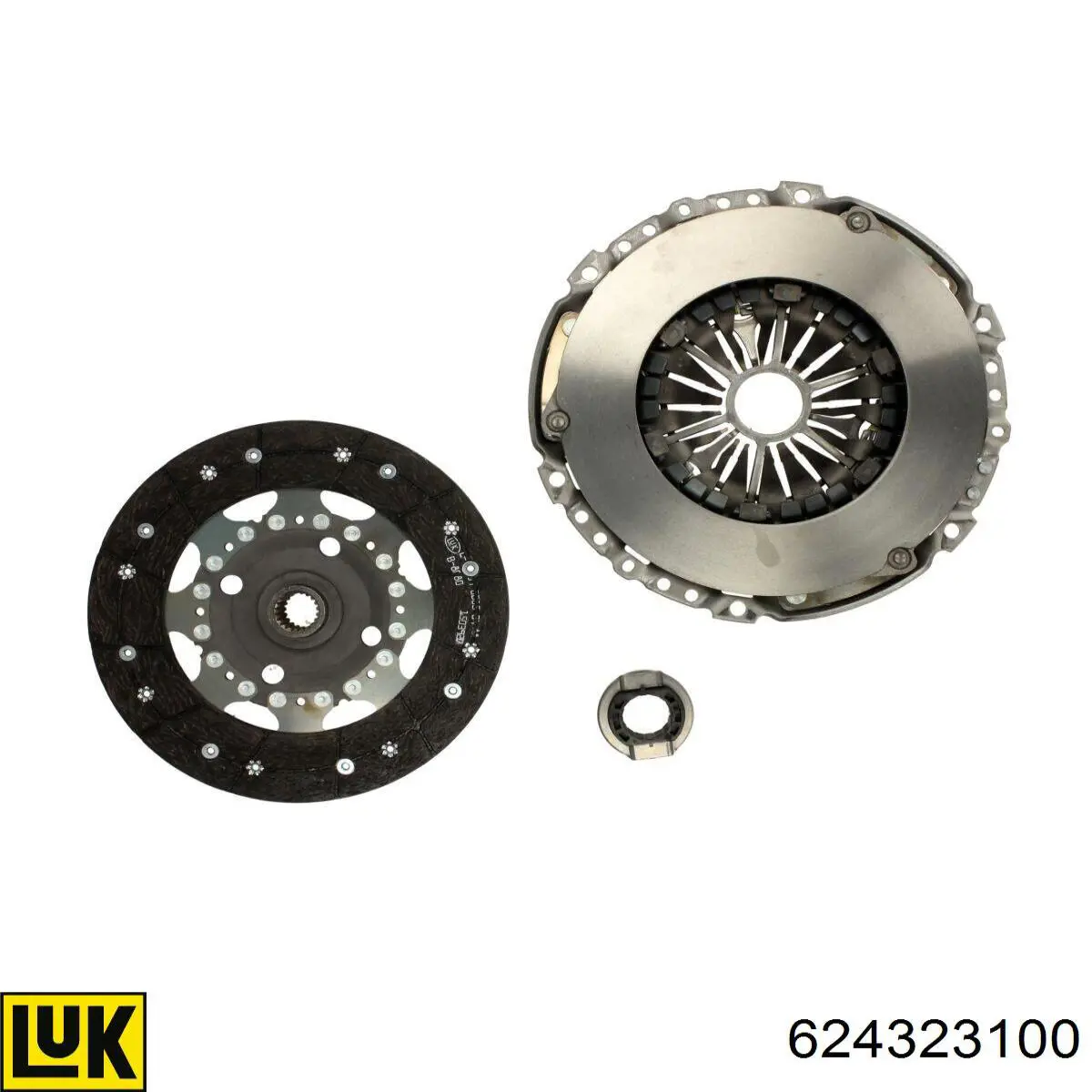 Kit de embraiagem (3 peças) LUK 624323100 preço, a partir de 178,41 USD