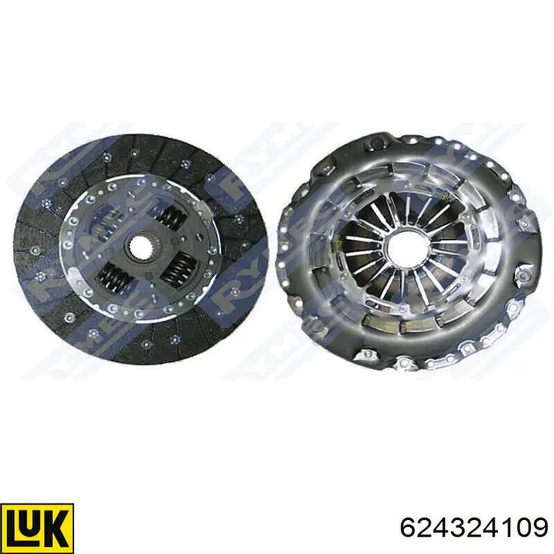 Kit de embraiagem (3 peças) LUK 624324109 preço, a partir de 229,85 USD
