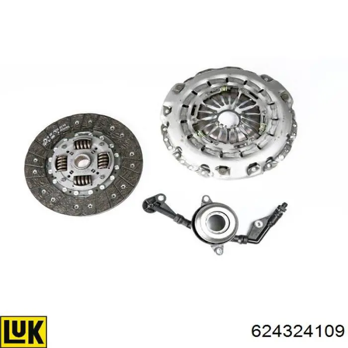 Compre 624324109 LUK Kit de embraiagem (3 peças)