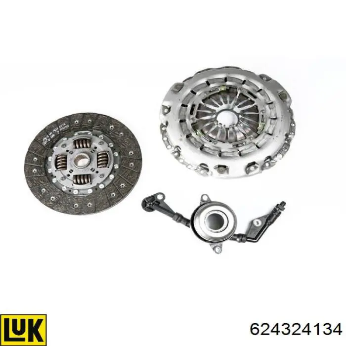 624324134 LUK Kit de embraiagem (3 peças)