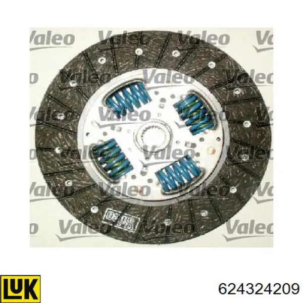 624324209 LUK Kit de embraiagem (3 peças)