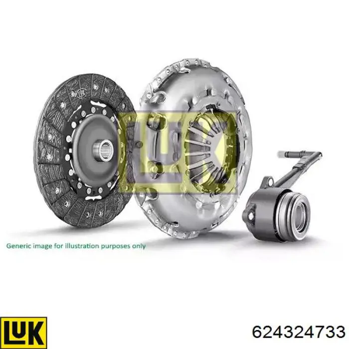 Kit de embraiagem (3 peças) INA 624324733 preço, a partir de 318,99 USD