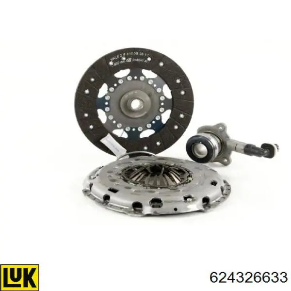 624326633 LUK Kit de embraiagem (3 peças)