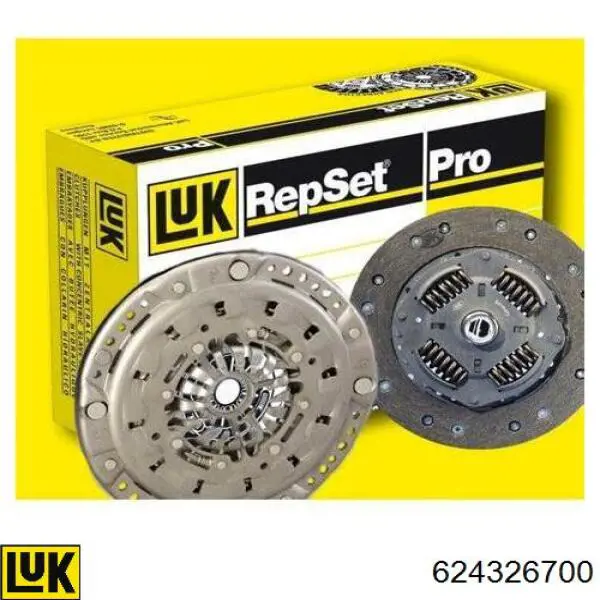 Kit de embraiagem (3 peças) LUK 624326700 preço, a partir de 183,07 USD