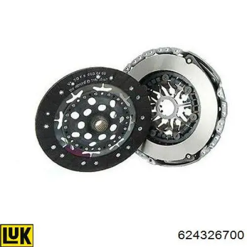 Compre 624326700 LUK Kit de embraiagem (3 peças)