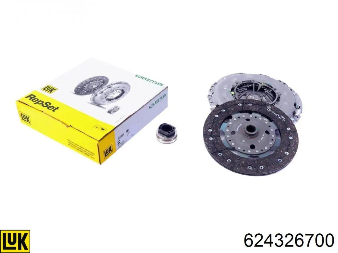 624326700 LUK Kit de embraiagem (3 peças)