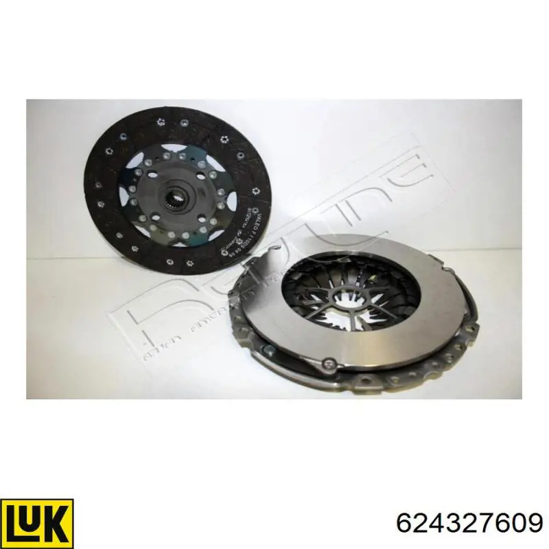 Kit de embraiagem (3 peças) LUK 624327609 preço, a partir de 270,51 USD
