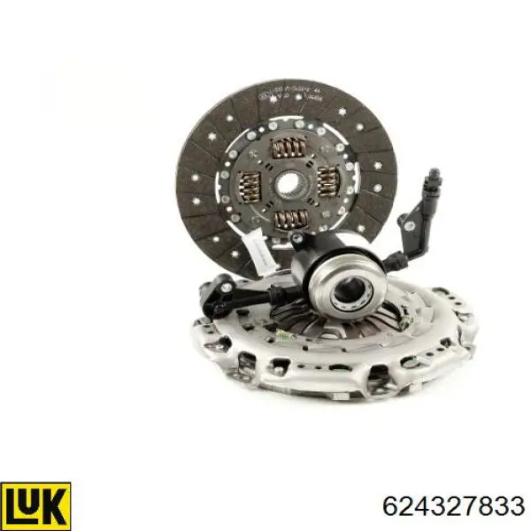 Kit de embraiagem (3 peças) LUK 624327833 preço, a partir de 351,42 USD