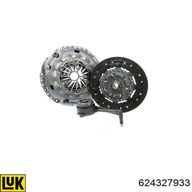 Kit de embraiagem (3 peças) LUK 624327933 preço, a partir de 299,27 USD