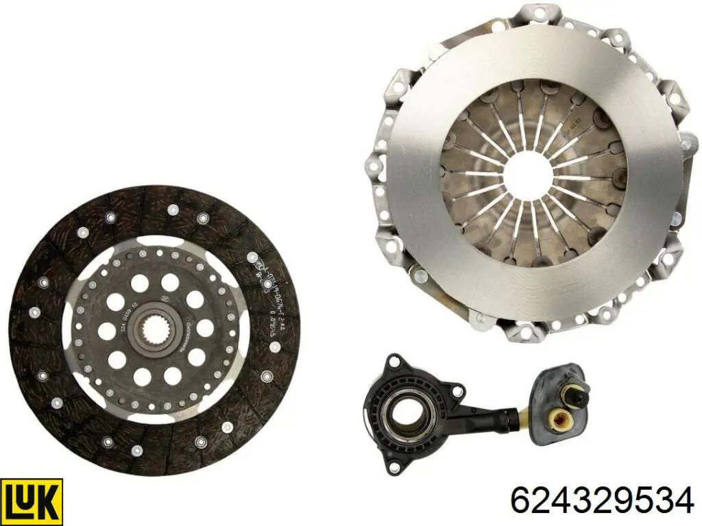 Compre 1698073 Ford Kit de embraiagem (3 peças)
