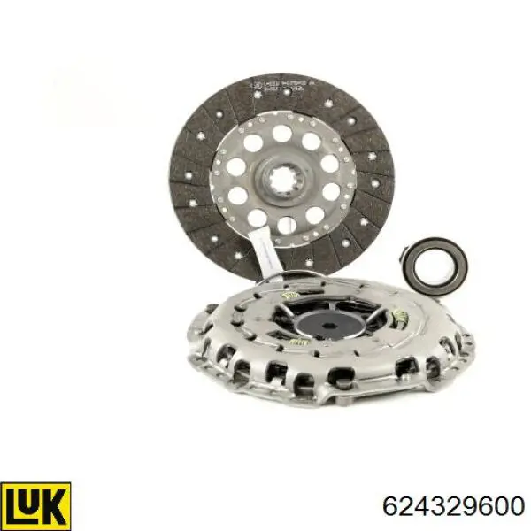 Kit de embraiagem (3 peças) LUK 624329600 preço, a partir de 289,61 USD