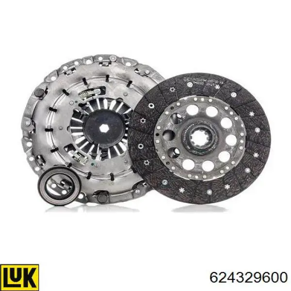 624329600 LUK Kit de embraiagem (3 peças)
