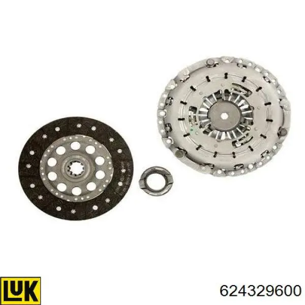 Compre 624329600 LUK Kit de embraiagem (3 peças)