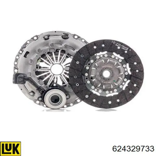 Kit de embraiagem (3 peças) LUK 624329733 preço, a partir de 269,37 USD