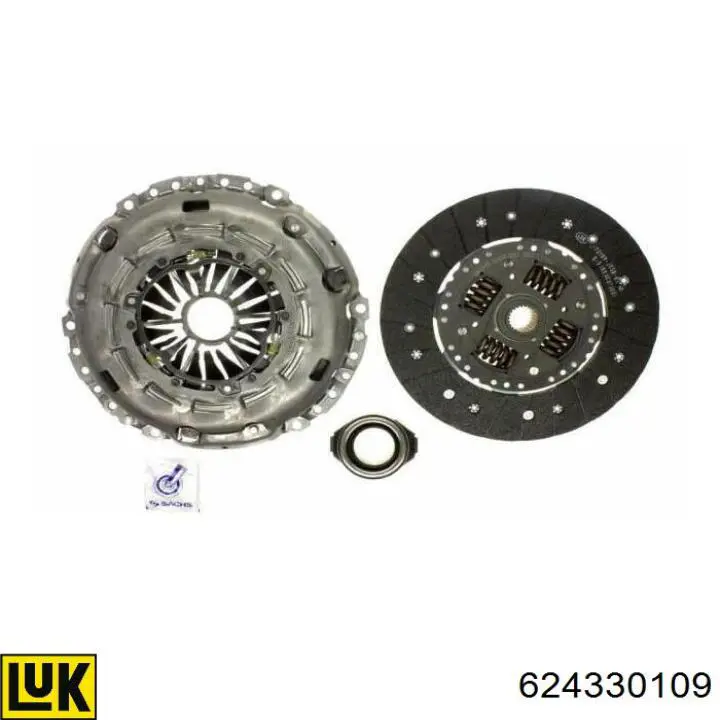 Kit de embraiagem (3 peças) LUK 624330109 preço, a partir de 325,26 USD