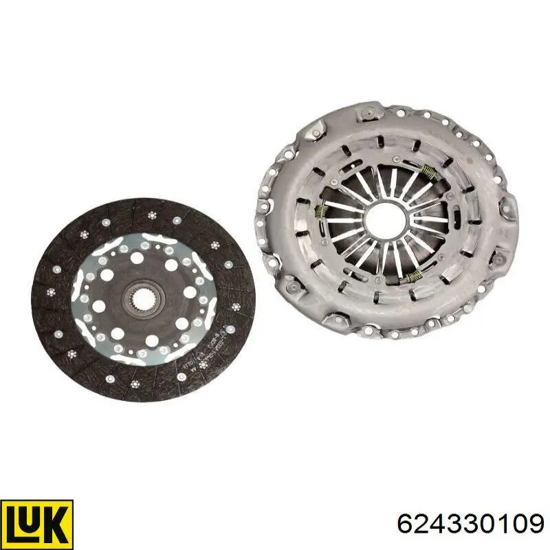 624330109 LUK Kit de embraiagem (3 peças)