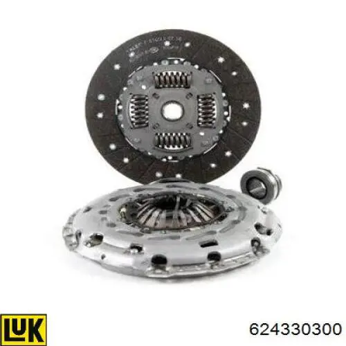 624330300 LUK Kit de embraiagem (3 peças)