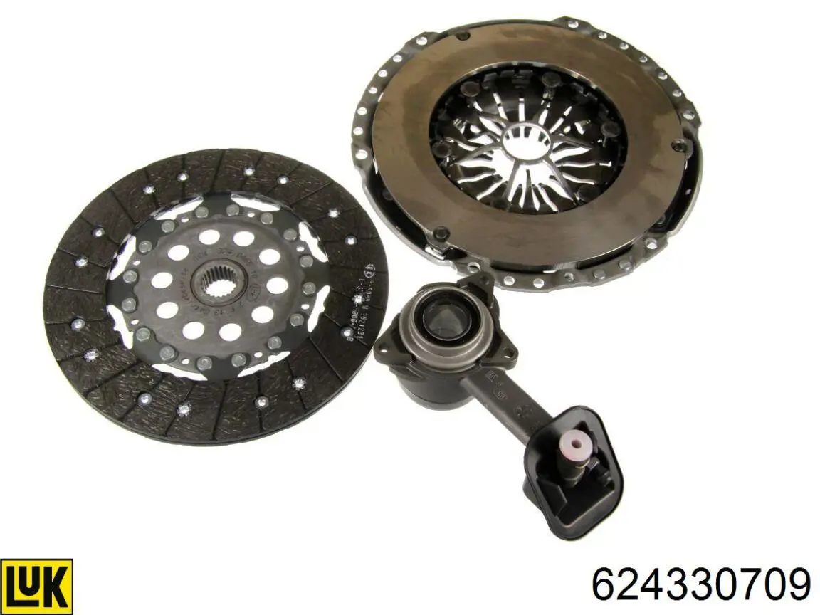 Kit de embraiagem (3 peças) LUK 624330709 preço, a partir de 300,17 USD