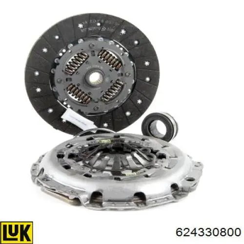 Kit de embraiagem (3 peças) LUK 624330800 preço, a partir de 268,53 USD