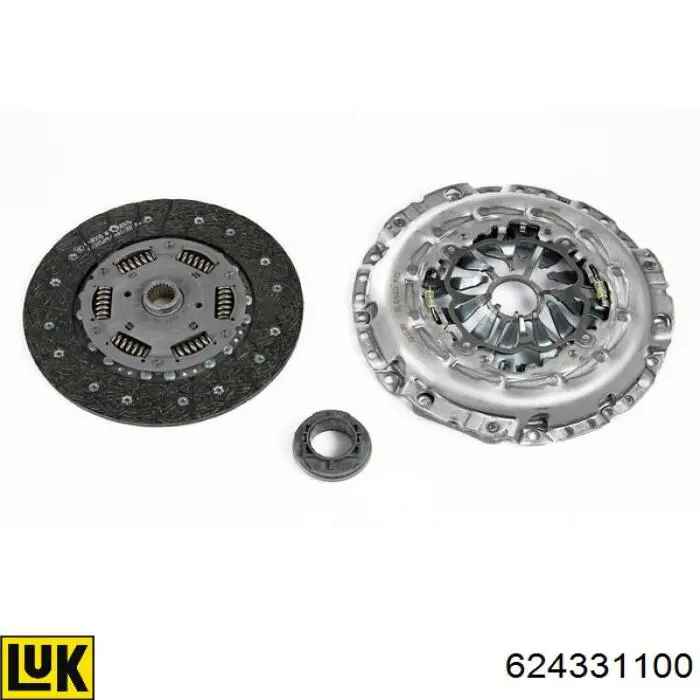 Compre 624331100 LUK Kit de embraiagem (3 peças)