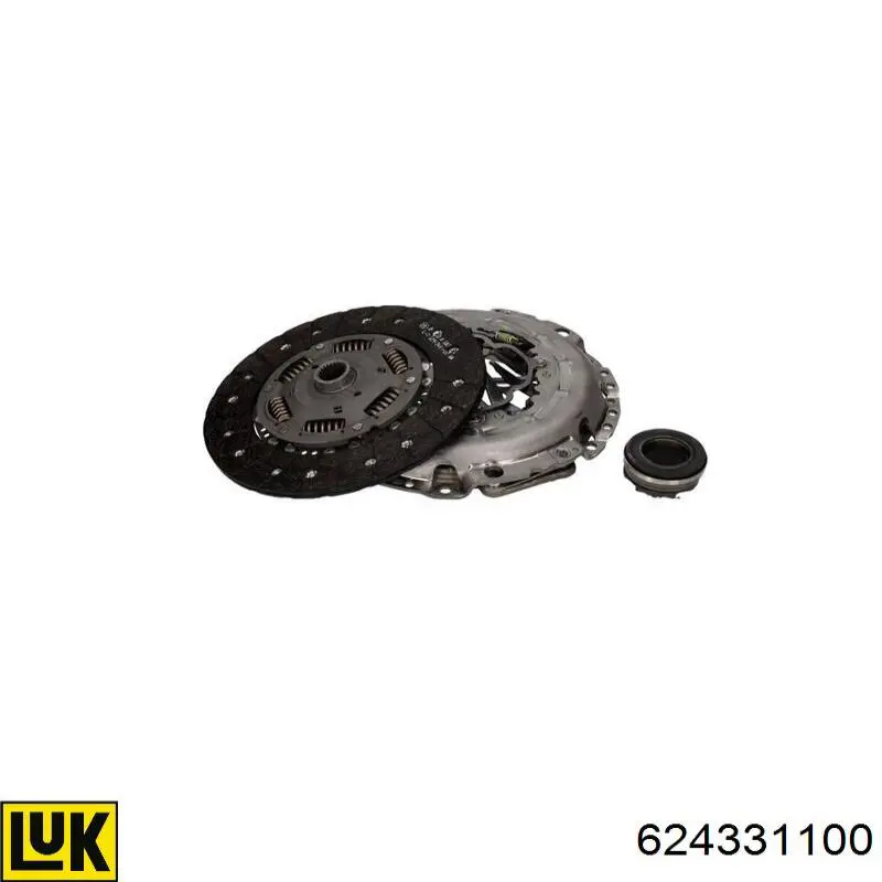 Kit de embraiagem (3 peças) LUK 624331100 preço, a partir de 326,86 USD