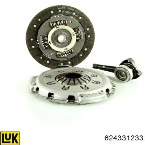 Kit de embraiagem (3 peças) LUK 624331233 preço, a partir de 228,92 USD