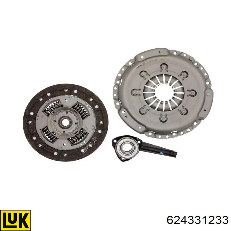 624331233 LUK Kit de embraiagem (3 peças)