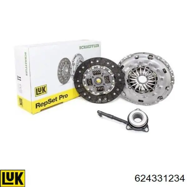 Kit de embraiagem (3 peças) LUK 624331234 preço, a partir de 254,07 USD