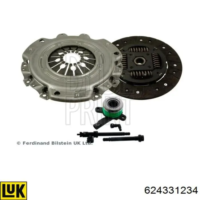 624331234 LUK Kit de embraiagem (3 peças)