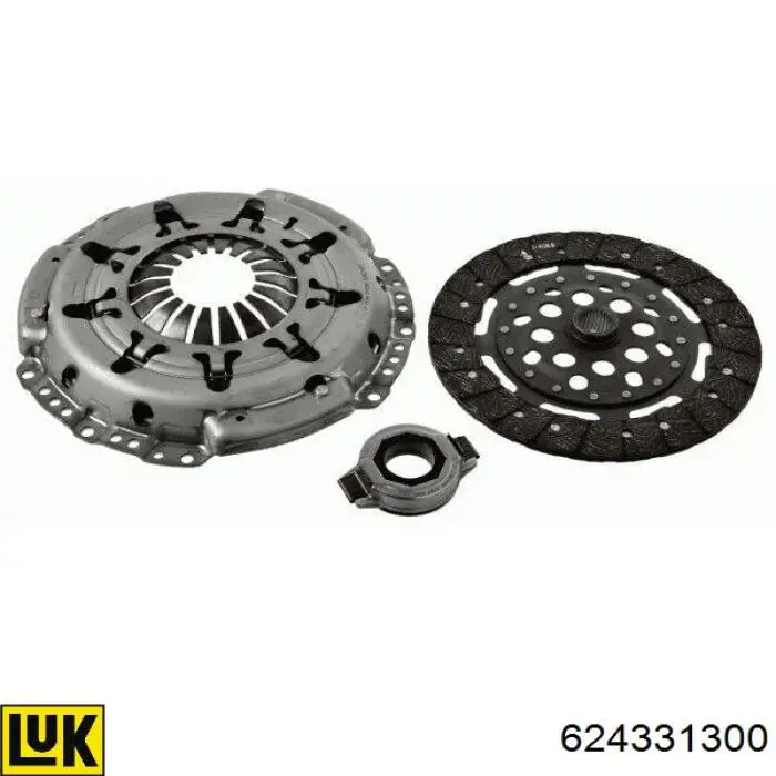 Kit de embraiagem (3 peças) LUK 624331300 preço, a partir de 180,52 USD