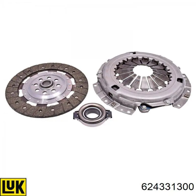 Compre 624331300 LUK Kit de embraiagem (3 peças)