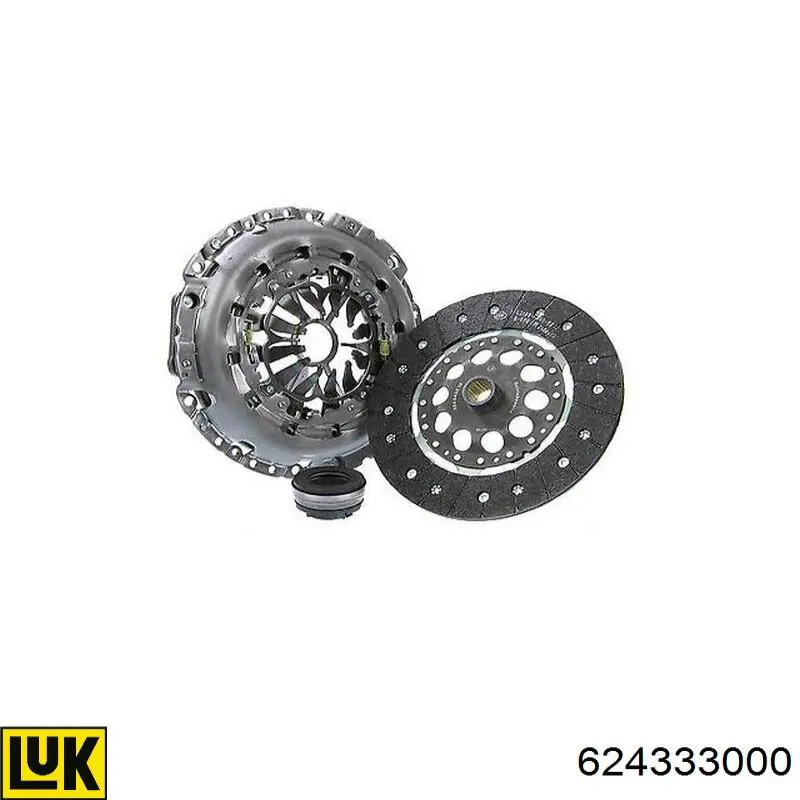 Compre 624333000 LUK Kit de embraiagem (3 peças)